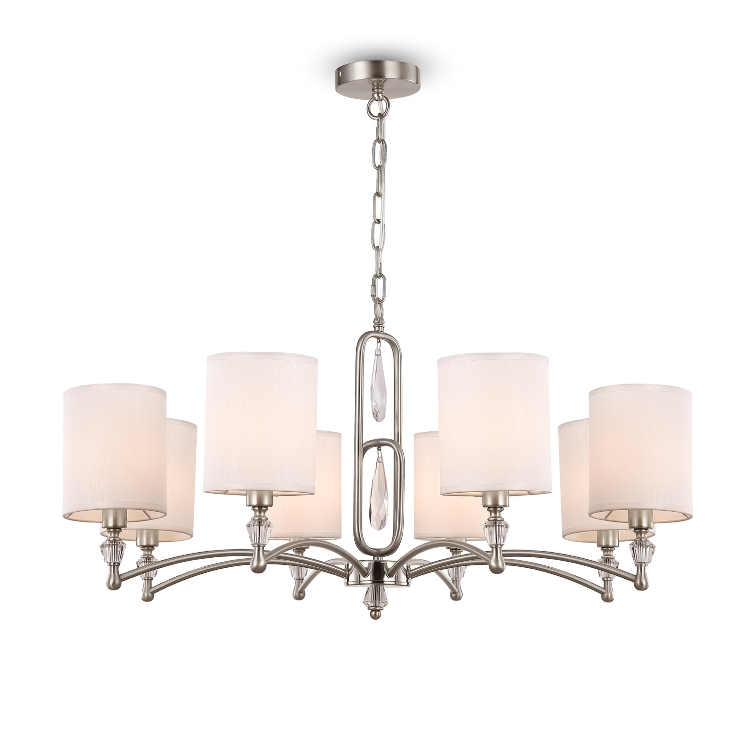 Freya Crystal Riverside Подвесной светильник цвет: никель FR1007PL-08N