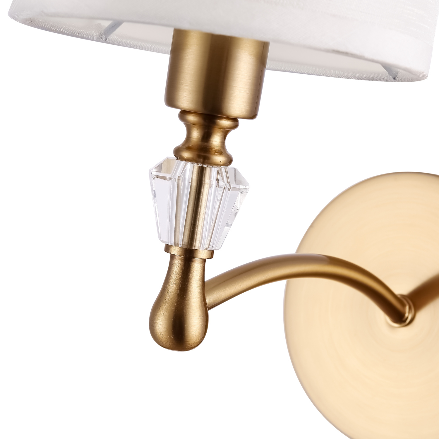 Freya Crystal Riverside Настенный светильник (бра) цвет: латунь FR1007WL-01BS