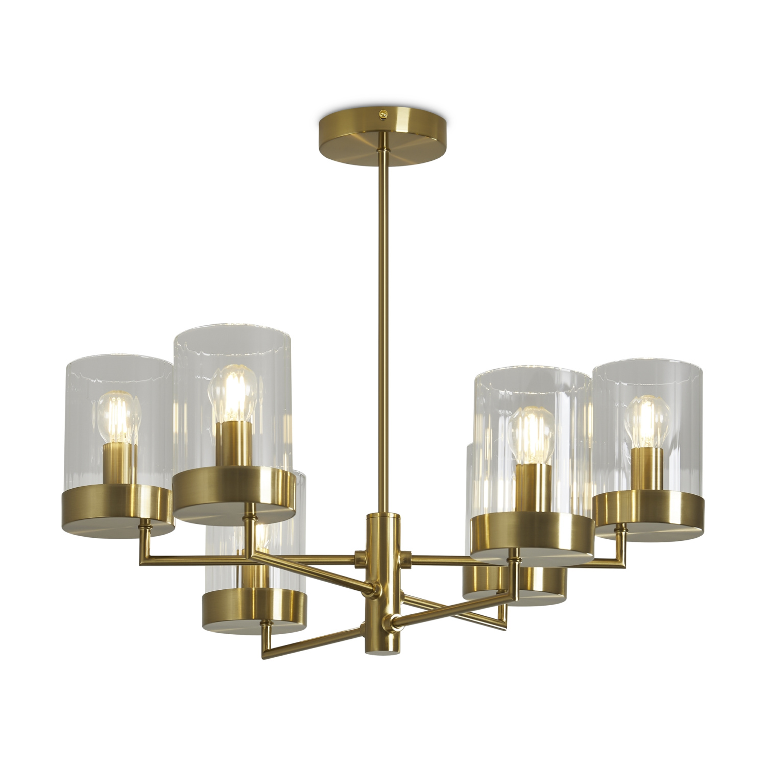 Freya Modern Clip Подвесной светильник цвет: латунь FR5426PL-06BS