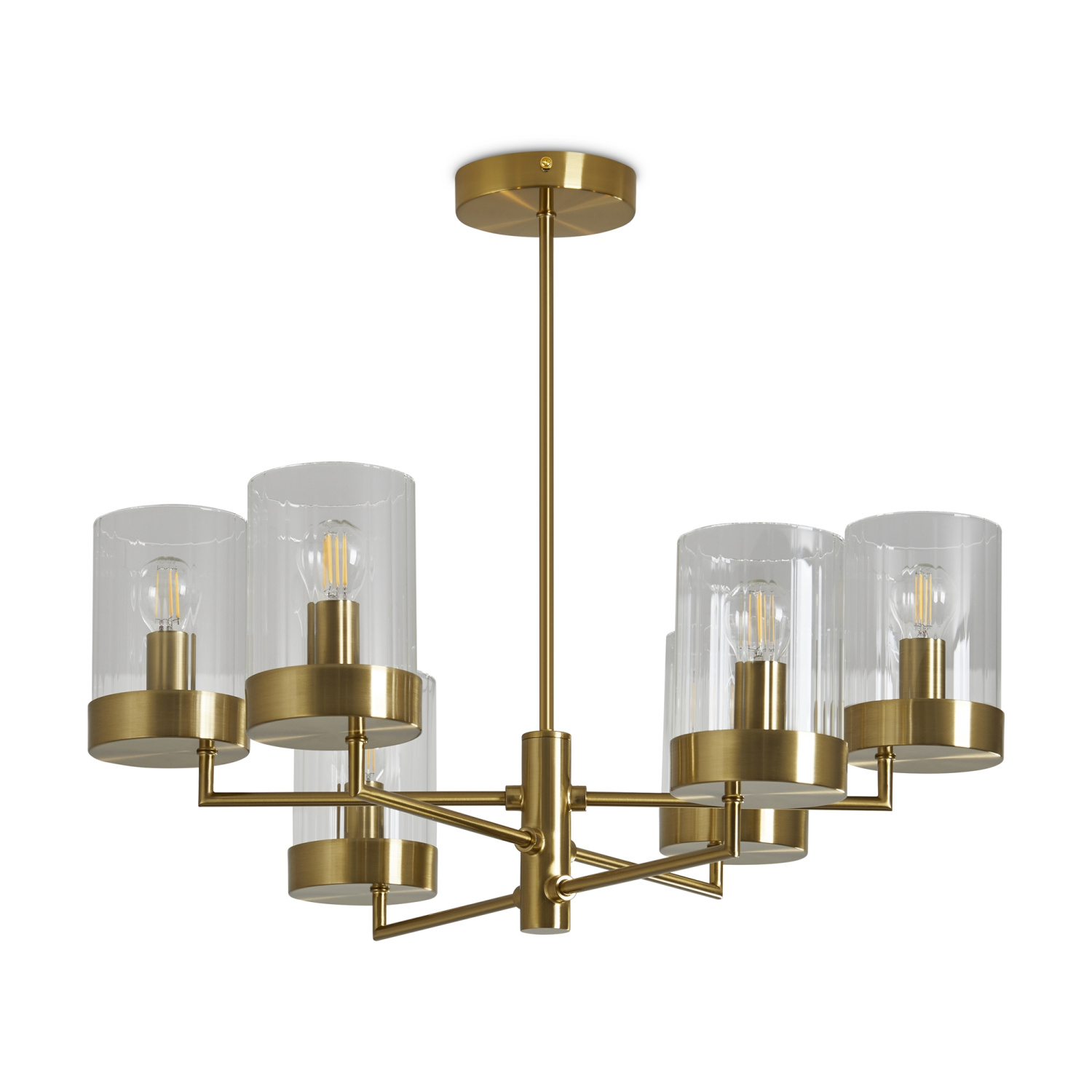 Freya Modern Clip Подвесной светильник цвет: латунь FR5426PL-06BS