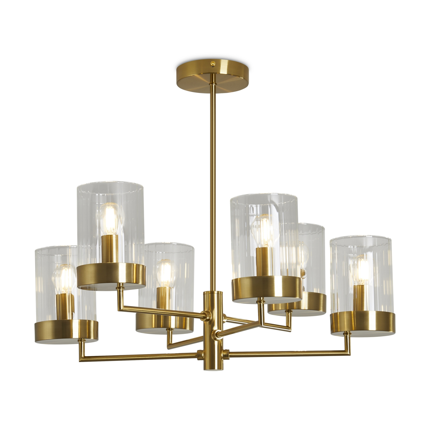 Freya Modern Clip Подвесной светильник цвет: латунь FR5426PL-06BS