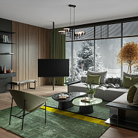 Freya Modern Tower Подвесной светильник цвет: черный FR5537PL-L6B1