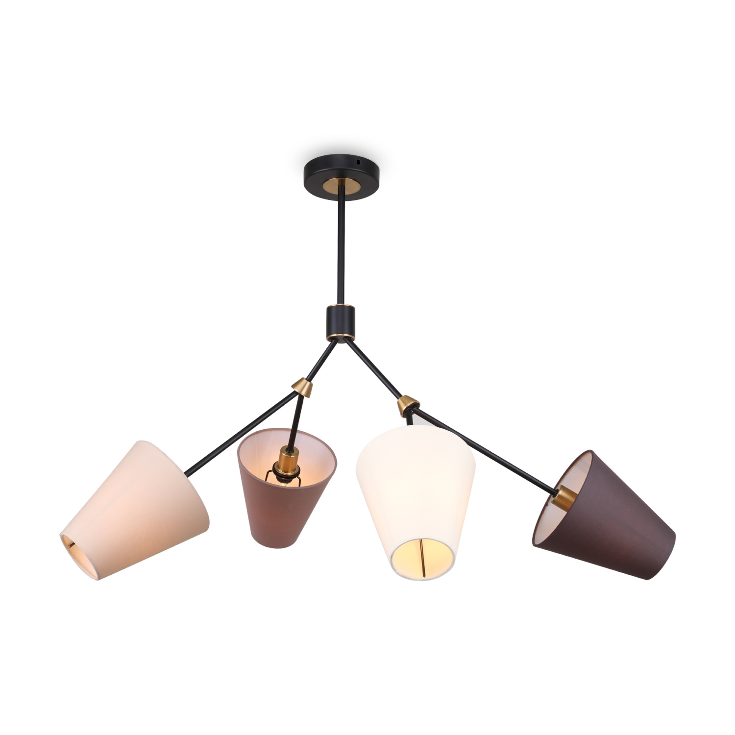 Freya Modern Hats Потолочный светильник цвет: черный FR5370CL-04B