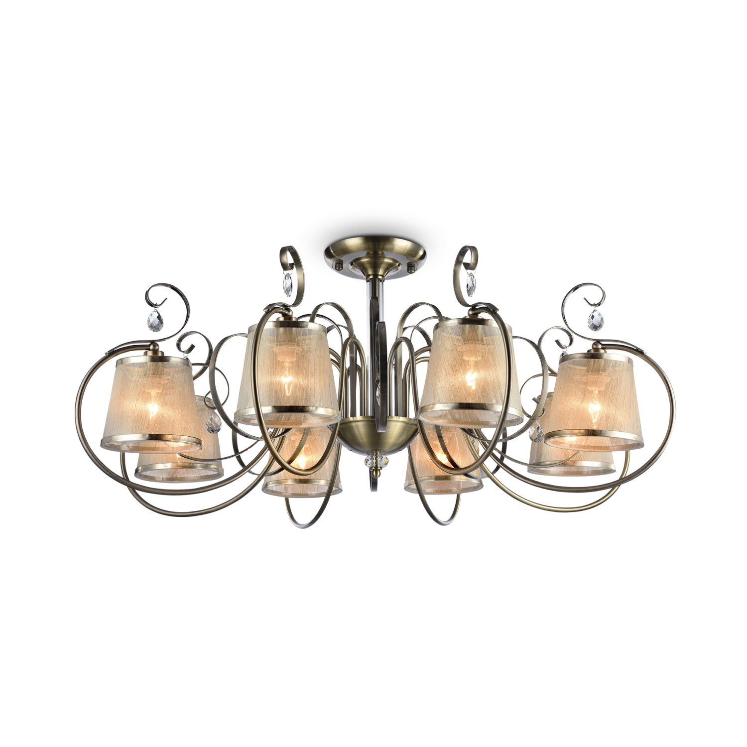 Freya Classic Simone Потолочный светильник цвет: бронза FR2020-CL-08-BZ