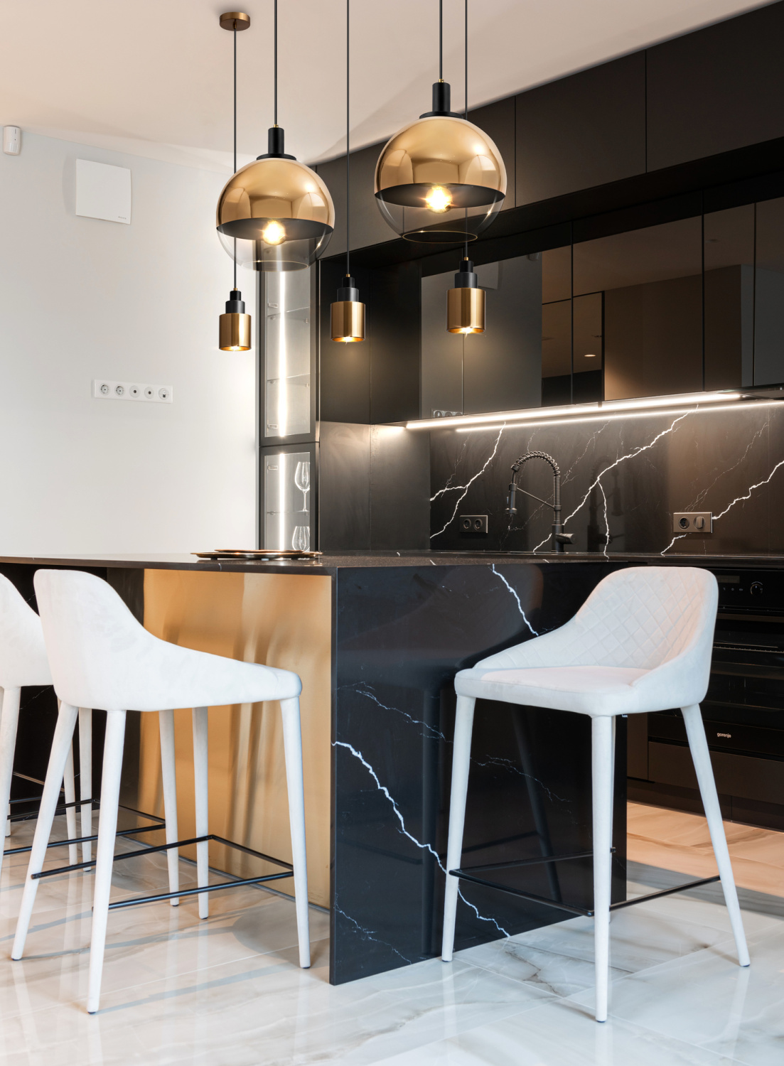 Freya Loft Moke Подвесной светильник цвет: черный FR4007PL-01BT