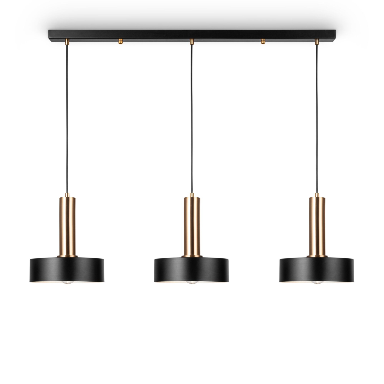 Freya Loft Izza Подвесной светильник цвет: черный и латунь FR4008PL-03BBS