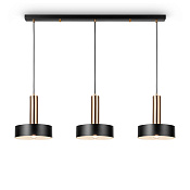 Freya Loft Izza Подвесной светильник цвет: черный и латунь FR4008PL-03BBS