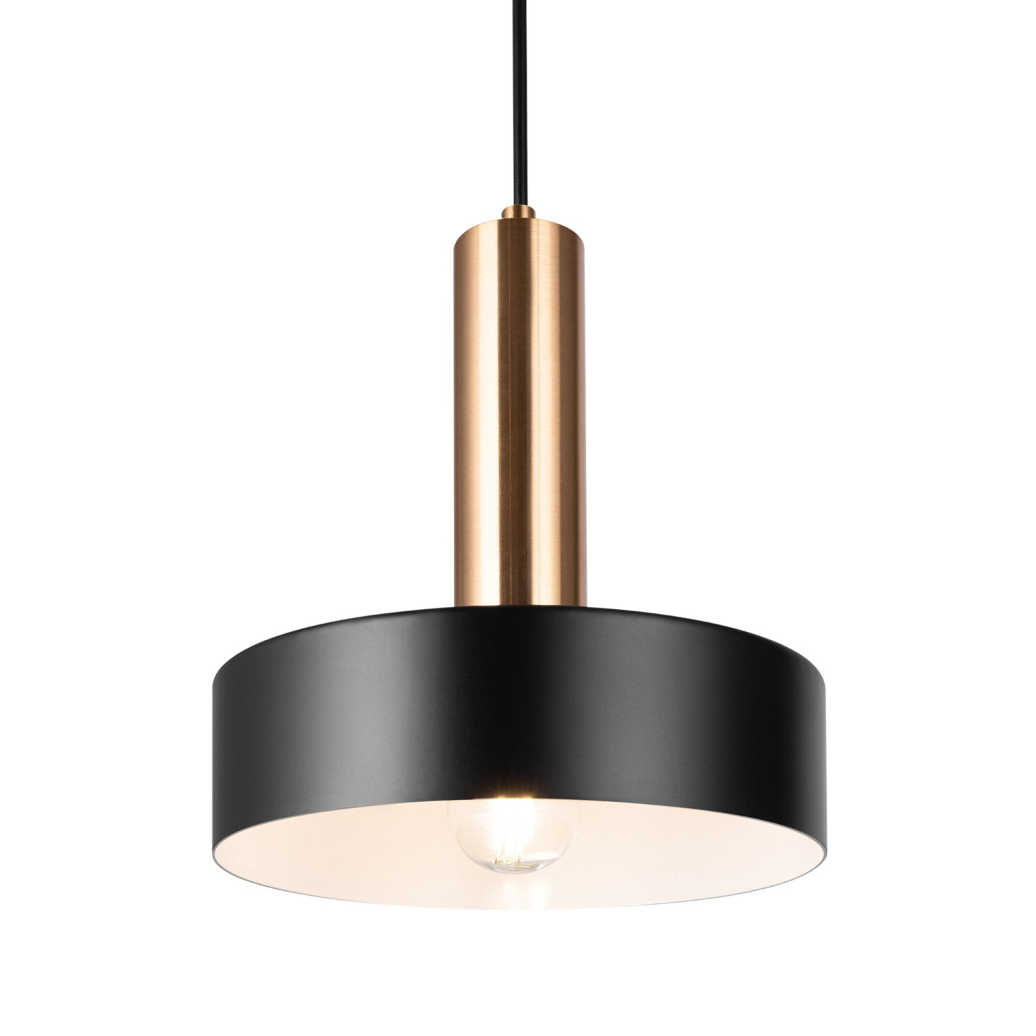 Freya Loft Izza Подвесной светильник цвет: черный и латунь FR4008PL-01BBS