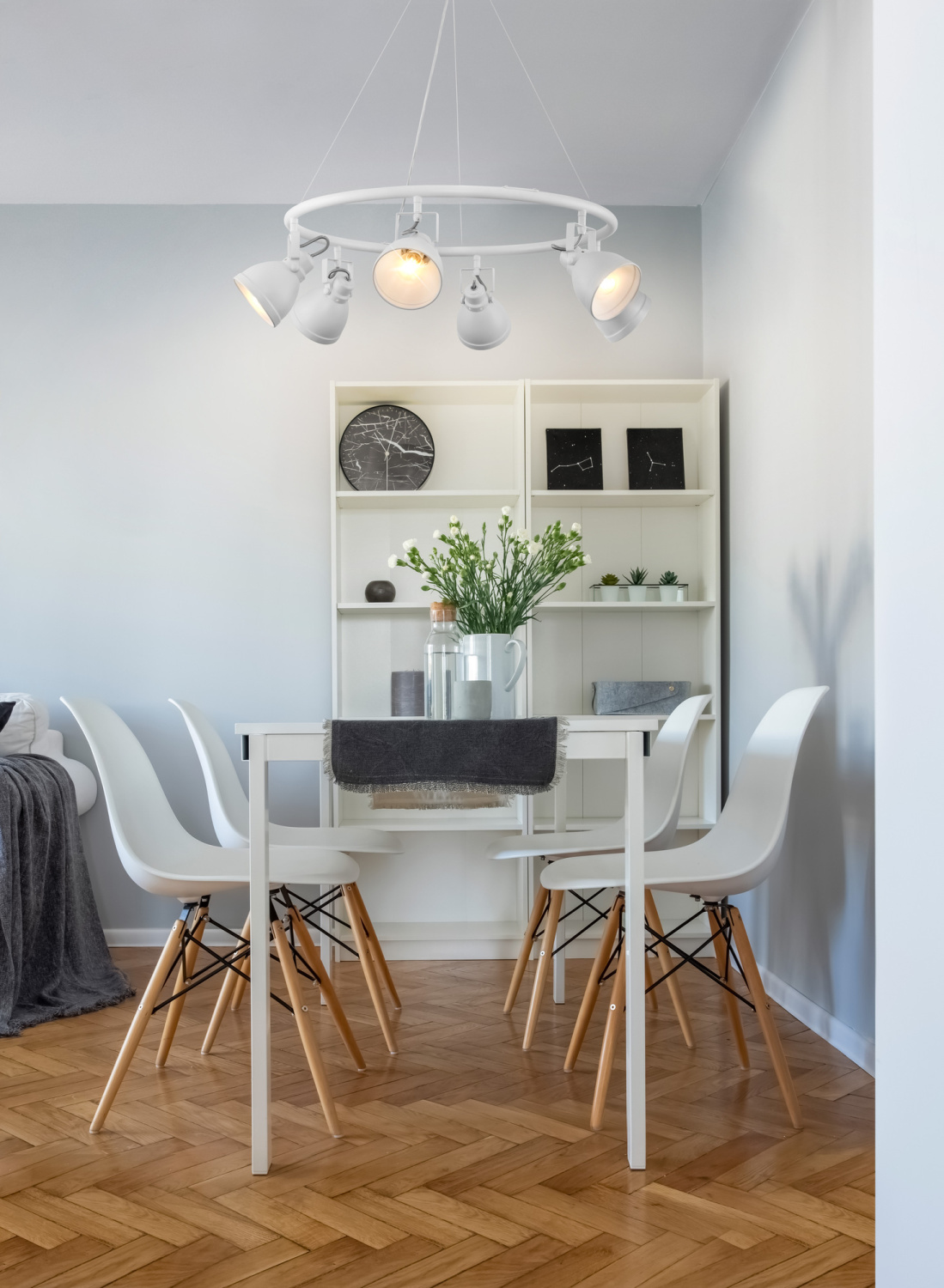 Freya Loft Roslyn Подвесной светильник цвет: белый FR4003PL-06W