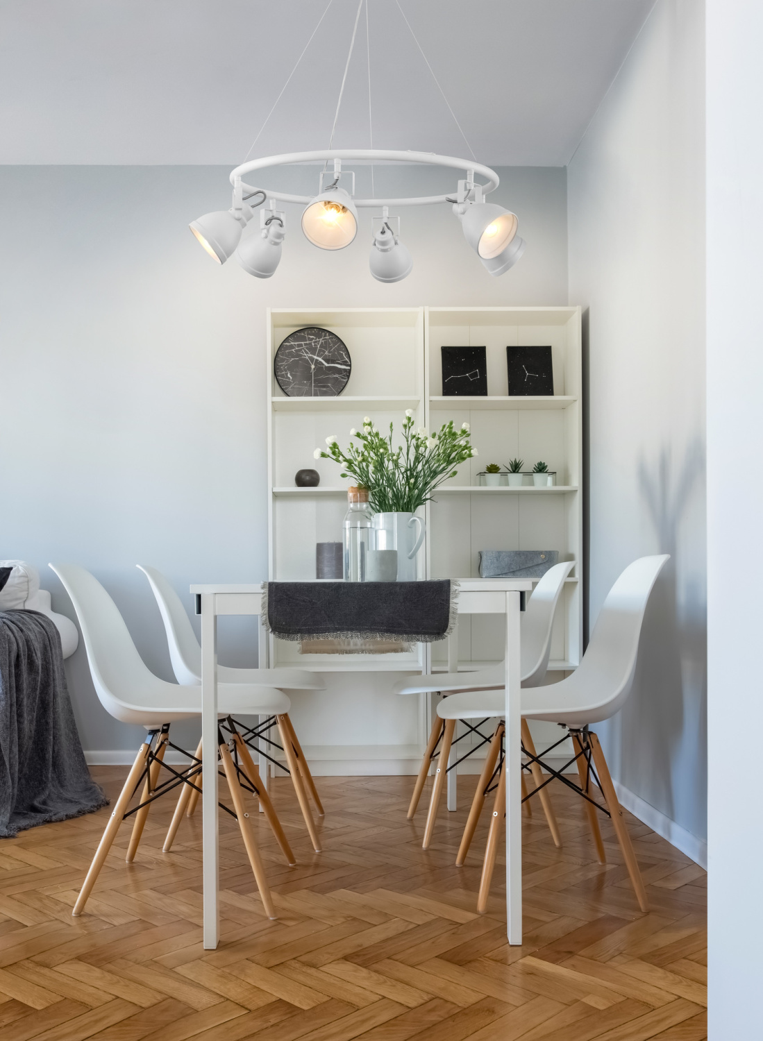 Freya Loft Roslyn Подвесной светильник цвет: белый FR4003PL-06W