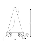 Freya Loft Roslyn Подвесной светильник цвет: белый FR4003PL-06W