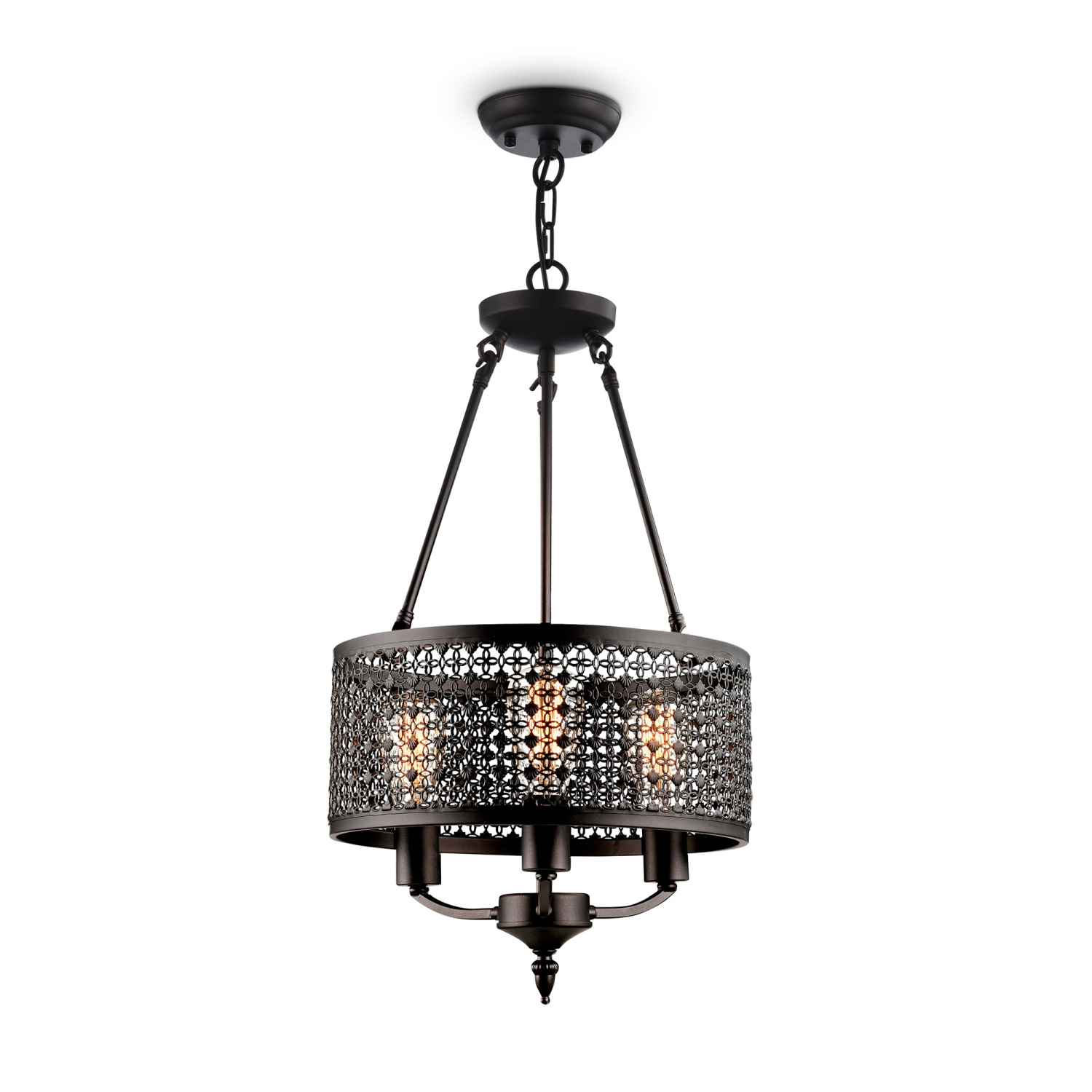 Freya Loft Conte Люстра цвет: коричневый FR4166-PL-03C-BL