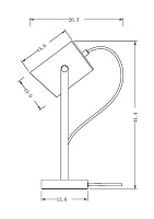 Freya Loft Elori Настольный светильник цвет: черный FR4004TL-01WB