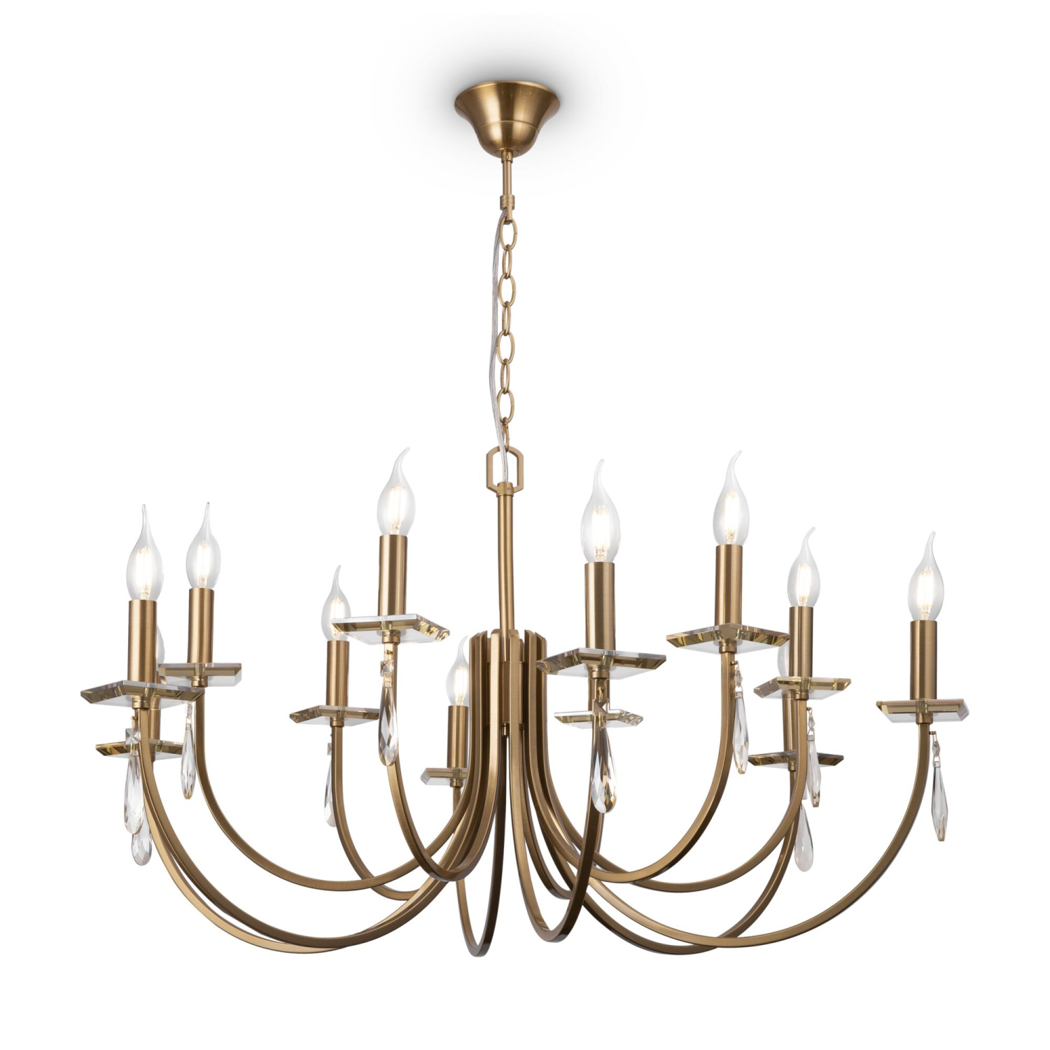 Freya Crystal Forte Люстра цвет: латунь FR1006PL-12G