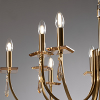 Freya Crystal Forte Люстра цвет: латунь FR1006PL-12G