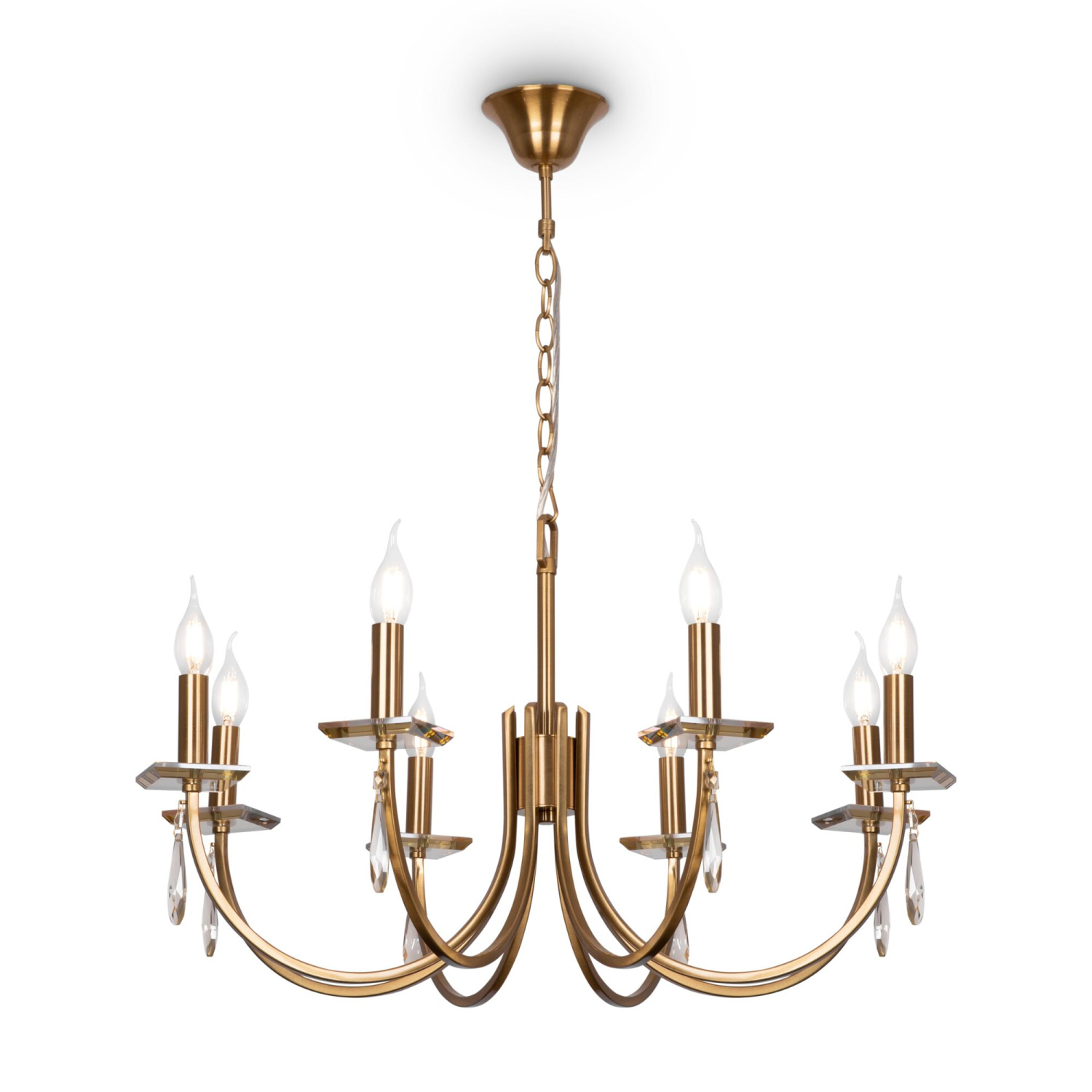 Freya Crystal Forte Люстра цвет: латунь FR1006PL-08G