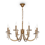 Freya Crystal Forte Люстра цвет: латунь FR1006PL-08G