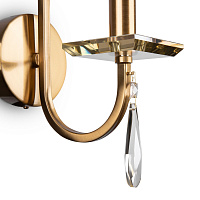 Freya Crystal Forte Настенный светильник (бра) цвет: латунь FR1006WL-01G