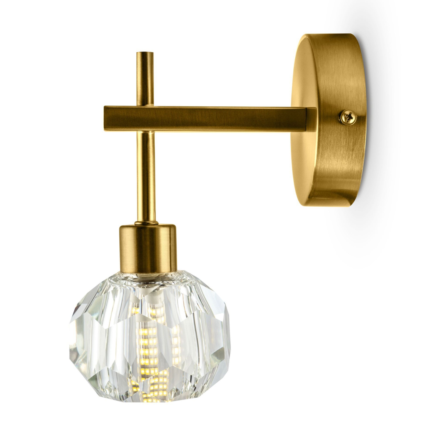 Freya Crystal Grace Настенный светильник (бра) цвет: латунь FR5114WL-01BZ