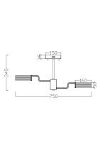 Freya LED Eva Потолочный светильник цвет: хром FR6039CL-L64CH