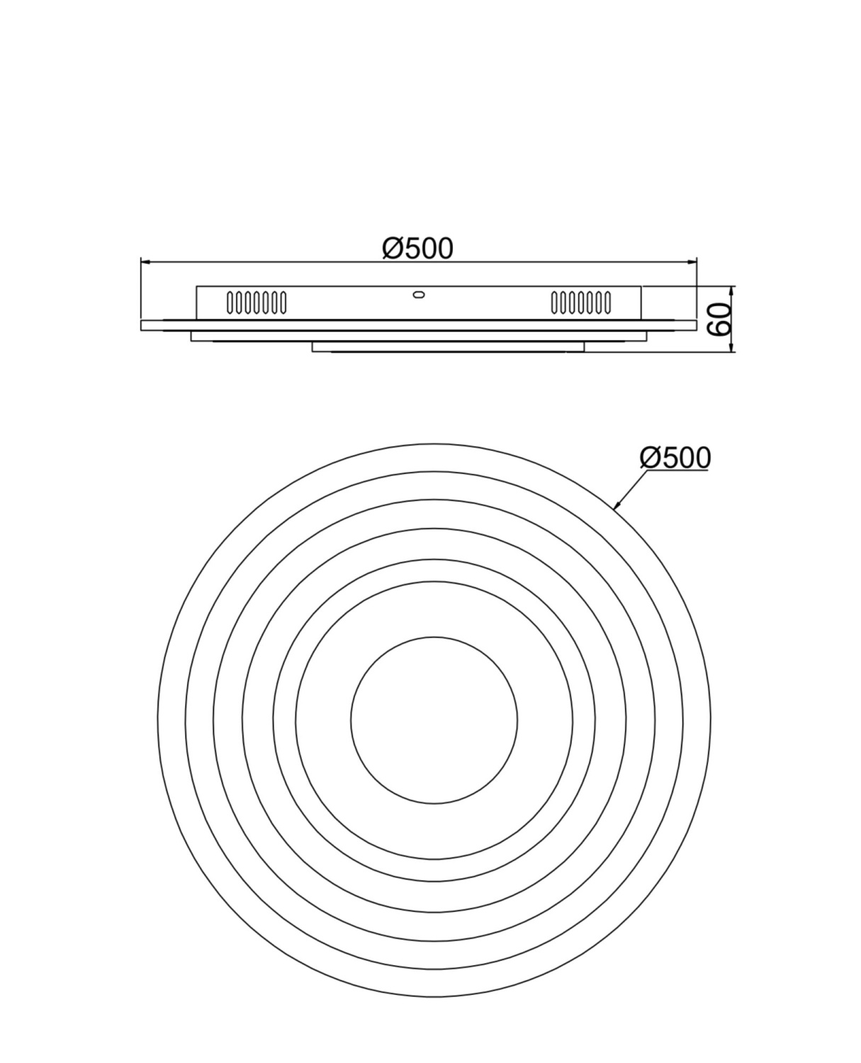 Freya LED Melody Потолочный светильник цвет: белый FR6014CL-L98W